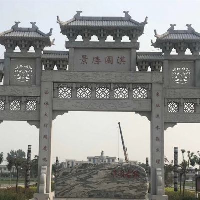 徽州農村石門樓石牌樓為什么是美麗鄉村重要風景