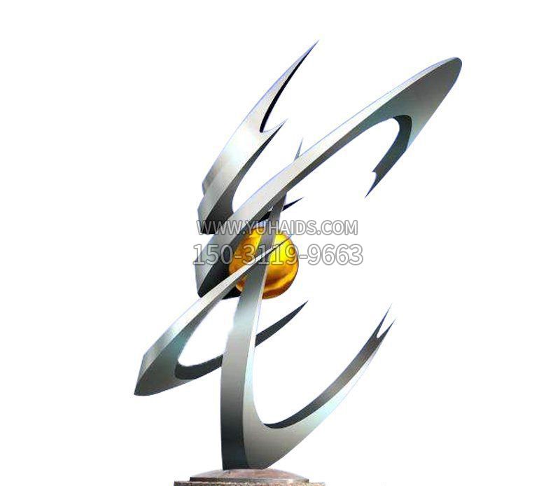 昱志廣場不銹鋼雕塑