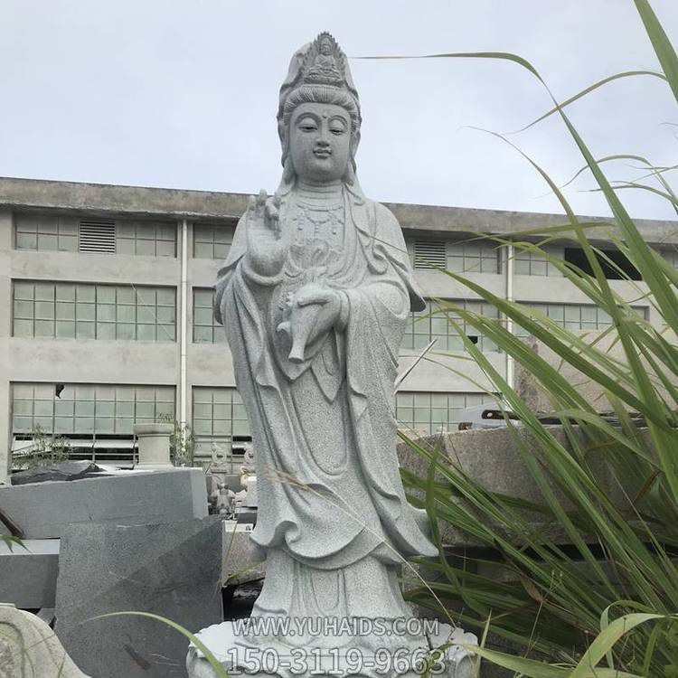 戶(hù)外廣場(chǎng)大型石雕觀(guān)音雕塑