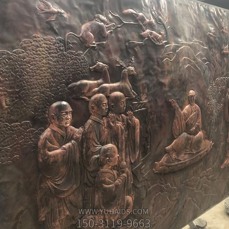 庭院別墅門口室內創(chuàng)意銅雕壁畫雕塑