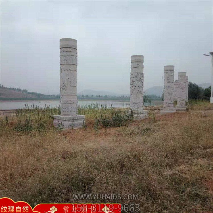 戶(hù)外廣場(chǎng)大理石石雕景觀園林石柱雕塑