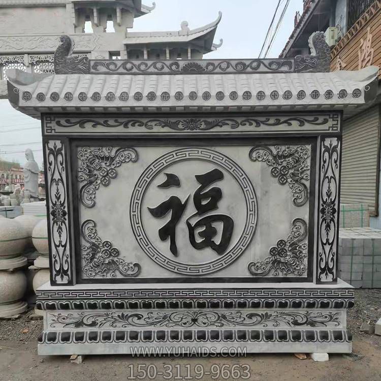 庭院別墅裝飾青石浮雕仿古照壁迎門(mén)墻雕塑