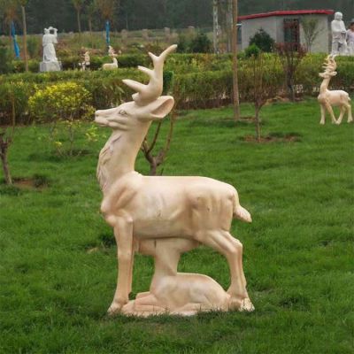 晚霞紅猴子公園動物石雕的作用是啥？