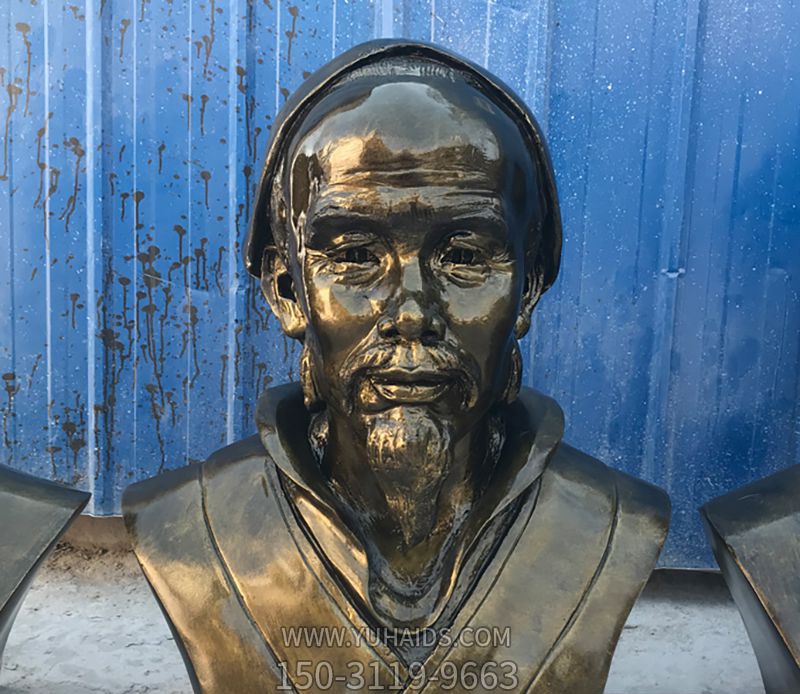 景區銅鑄古代人物華佗雕塑 景區銅鑄古代人物華佗雕塑