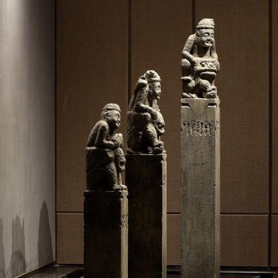 青石仿古四大神獸石柱是怎么制作出來的？