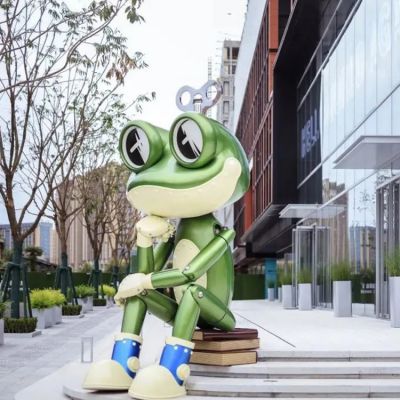 練瑜伽的卡通青蛙有什么寓意？