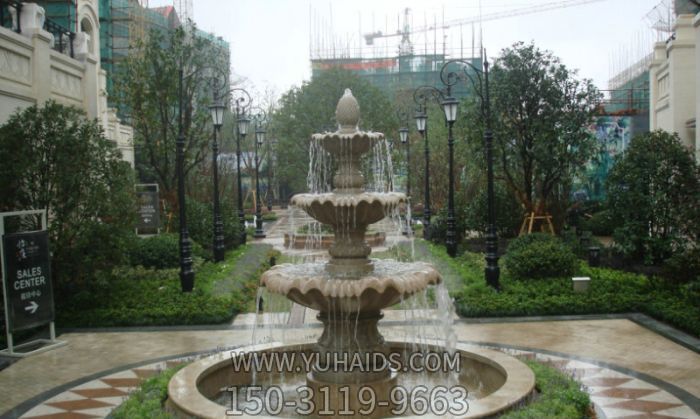學院廣場景觀大型流水缽噴泉大理石雕塑 學院廣場景觀大型流水缽噴泉大理石雕塑