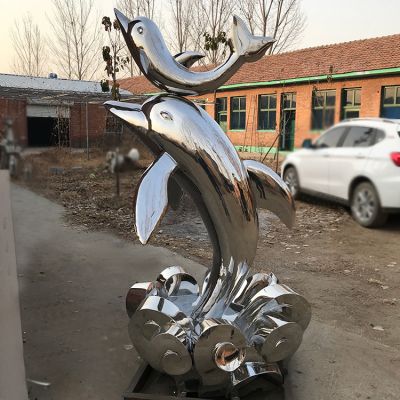 不銹鋼鏡面母子大象雕塑的作用是啥？