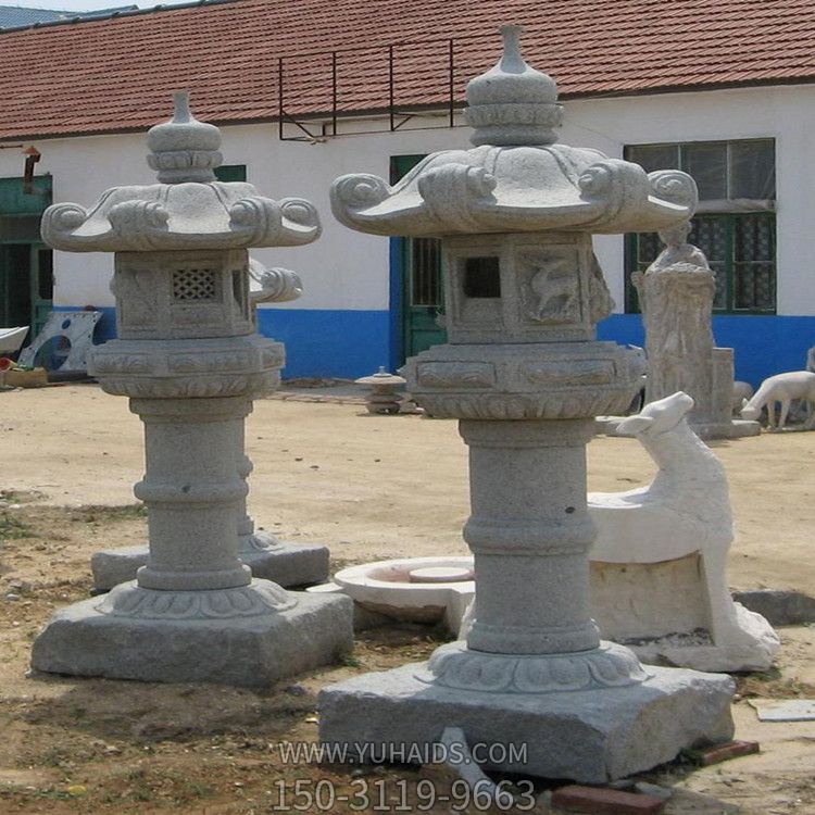大理石庭院鏤空石燈漢白玉公園景區燈擺件 大理石庭院鏤空石燈漢白玉公園景區燈擺件