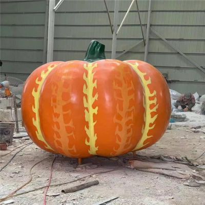 農場戶外玻璃鋼仿真大南瓜雕塑