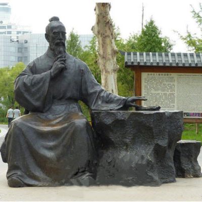 玻璃鋼仿銅中醫制藥流程雕塑有什么寓意？