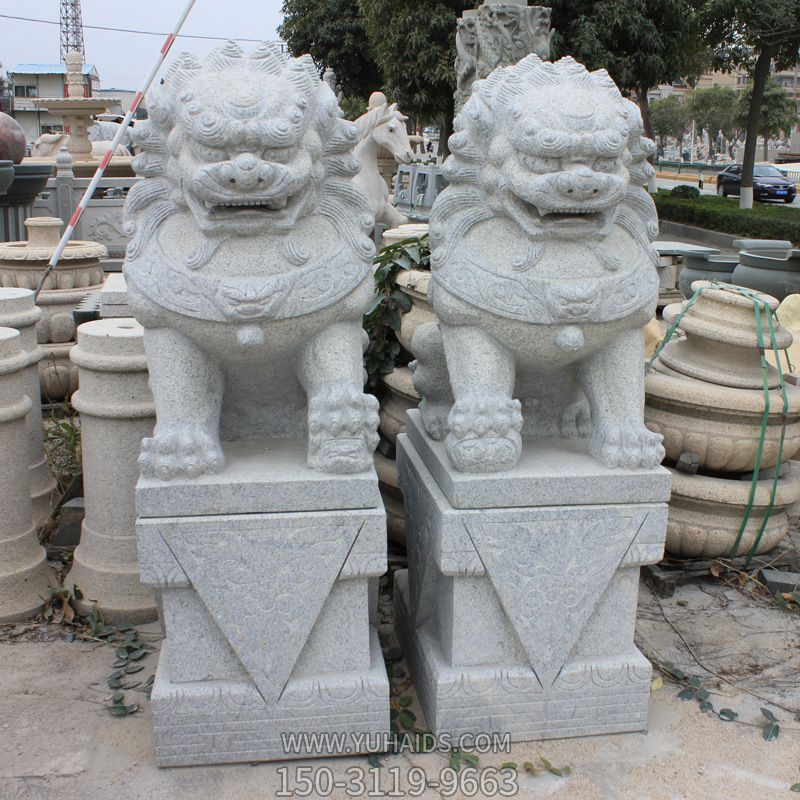 雕塑雕塑 景區祠堂創意大理石獅子<a href=