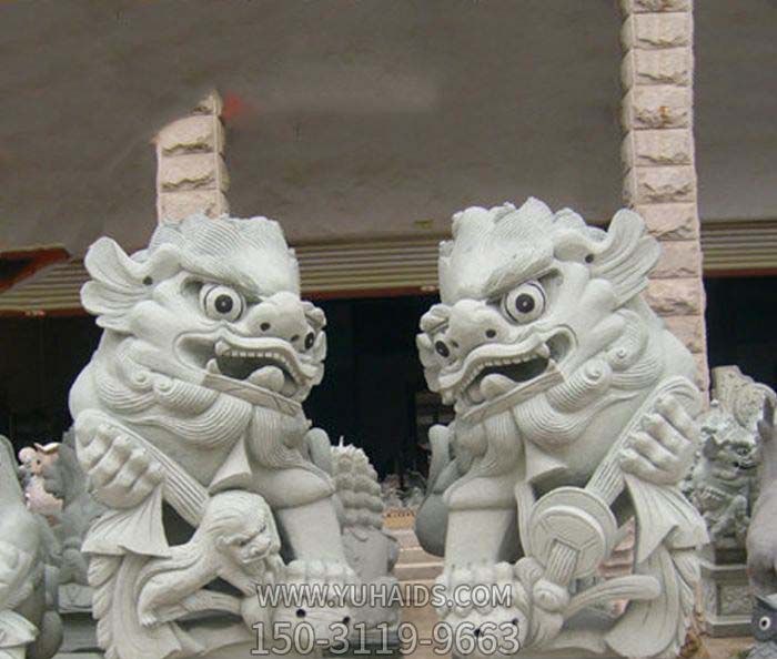 景區創意大理石石雕獅子雕塑 景區創意大理石石雕獅子雕塑